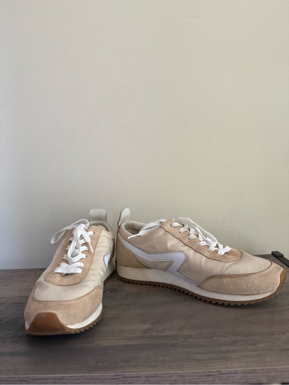 Rag & Bone Retro Runner Oyster Grey Low Top Sneakers (Women’s 39) - Picture 5 of 10